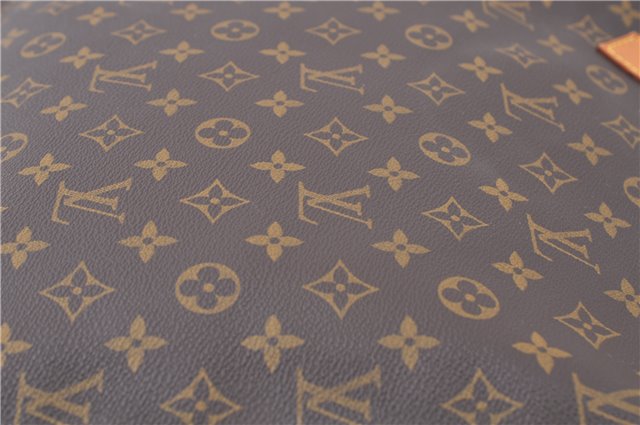 Authentic LOUIS VUITTON Monogram Sac Plat Hand Bag M51140 LV 8236C