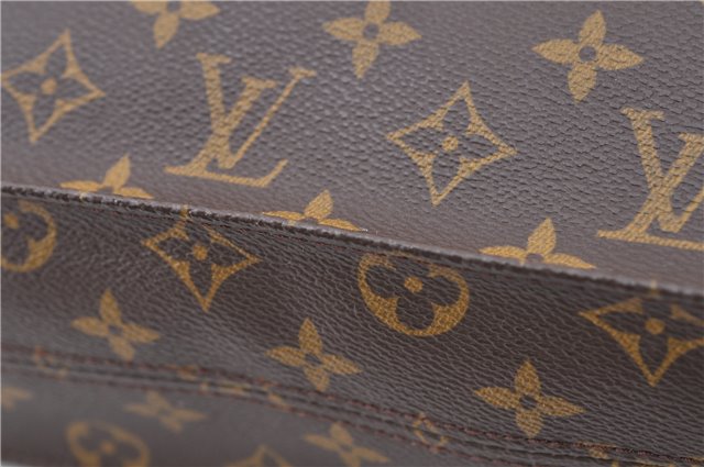 Authentic LOUIS VUITTON Monogram Sac Plat Hand Bag M51140 LV 8236C