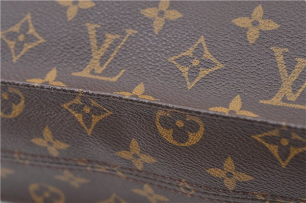 Authentic LOUIS VUITTON Monogram Sac Plat Hand Bag M51140 LV 8236C