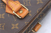 Authentic LOUIS VUITTON Monogram Sac Plat Hand Bag M51140 LV 8236C
