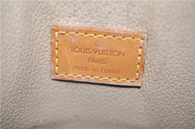Authentic LOUIS VUITTON Monogram Sac Plat Hand Bag M51140 LV 8236C