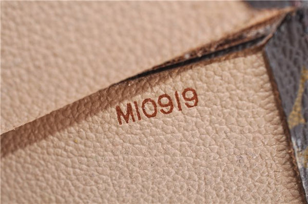 Authentic LOUIS VUITTON Monogram Sac Plat Hand Bag M51140 LV 8236C