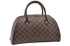 Authentic Louis Vuitton Damier Ribera MM Hand Boston Bag Purse N41434 LV 8239F