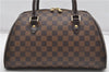 Authentic Louis Vuitton Damier Ribera MM Hand Boston Bag Purse N41434 LV 8239F