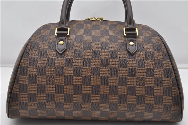 Authentic Louis Vuitton Damier Ribera MM Hand Boston Bag Purse N41434 LV 8239F