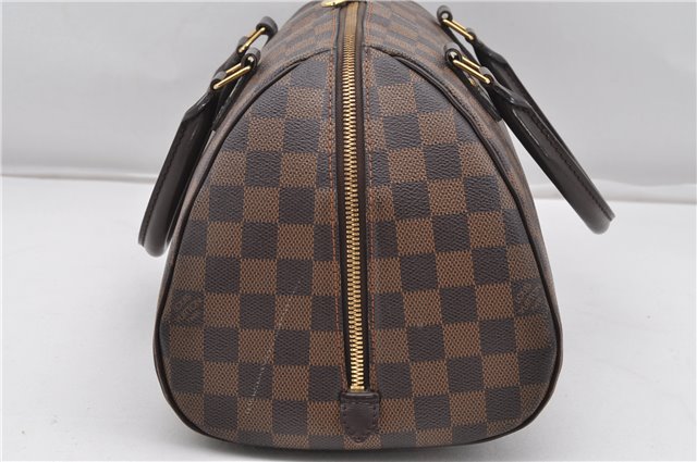 Authentic Louis Vuitton Damier Ribera MM Hand Boston Bag Purse N41434 LV 8239F