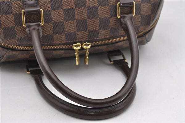 Authentic Louis Vuitton Damier Ribera MM Hand Boston Bag Purse N41434 LV 8239F