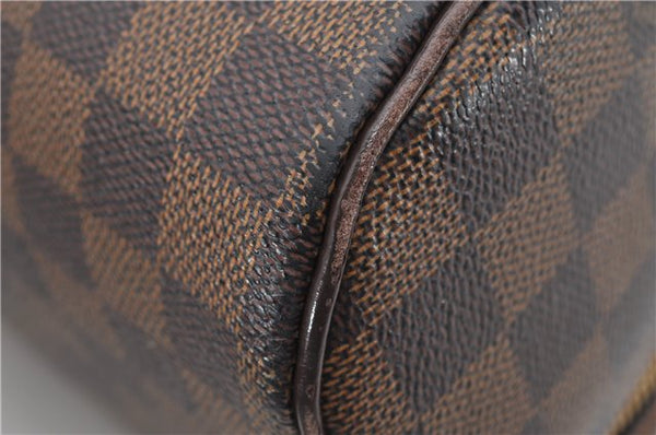 Authentic Louis Vuitton Damier Ribera MM Hand Boston Bag Purse N41434 LV 8239F