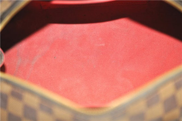 Authentic Louis Vuitton Damier Ribera MM Hand Boston Bag Purse N41434 LV 8239F