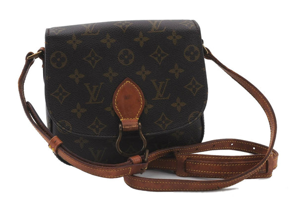 Auth LOUIS VUITTON Monogram Saint Cloud MM Shoulder Cross Bag M51243 LV 8240C
