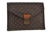 Auth Louis Vuitton Monogram Porte Documents Senateur Briefcase M53335 LV 8240D