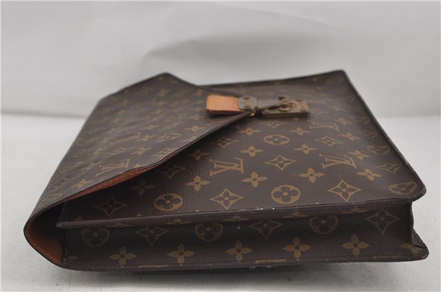 Auth Louis Vuitton Monogram Porte Documents Senateur Briefcase M53335 LV 8240D