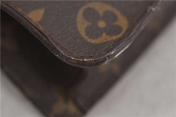 Auth Louis Vuitton Monogram Porte Documents Senateur Briefcase M53335 LV 8240D