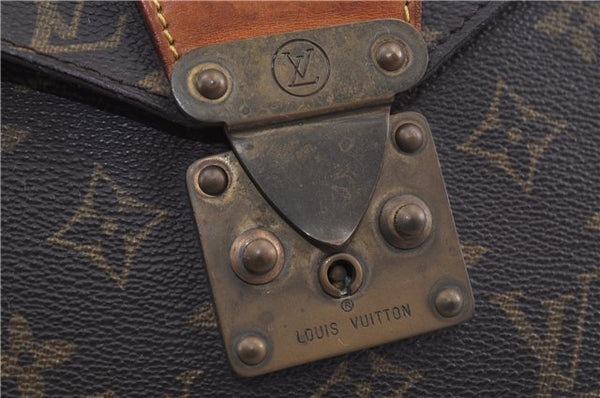 Auth Louis Vuitton Monogram Porte Documents Senateur Briefcase M53335 LV 8240D
