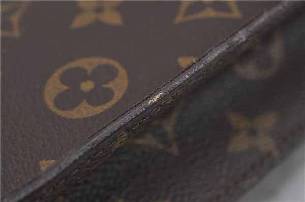 Auth Louis Vuitton Monogram Porte Documents Senateur Briefcase M53335 LV 8240D