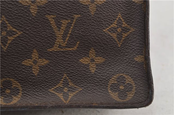 Auth Louis Vuitton Monogram Porte Documents Senateur Briefcase M53335 LV 8240D