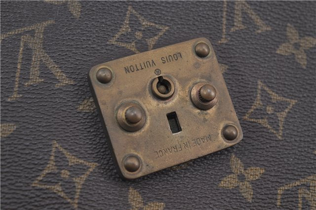 Auth Louis Vuitton Monogram Porte Documents Senateur Briefcase M53335 LV 8240D