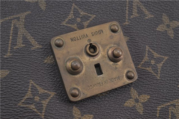 Auth Louis Vuitton Monogram Porte Documents Senateur Briefcase M53335 LV 8240D