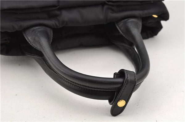 Authentic PRADA Nylon Tessuto Leather 2Way Shoulder Hand Bag Black 8240F
