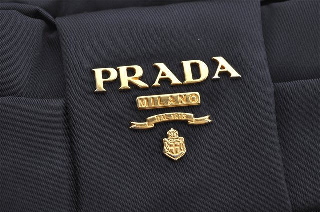 Authentic PRADA Nylon Tessuto Leather 2Way Shoulder Hand Bag Black 8240F