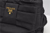 Authentic PRADA Nylon Tessuto Leather 2Way Shoulder Hand Bag Black 8240F