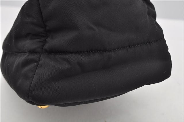 Authentic PRADA Nylon Tessuto Leather 2Way Shoulder Hand Bag Black 8240F