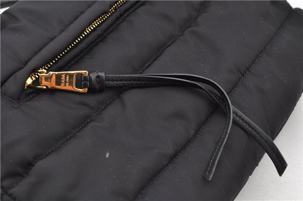 Authentic PRADA Nylon Tessuto Leather 2Way Shoulder Hand Bag Black 8240F