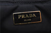 Authentic PRADA Nylon Tessuto Leather 2Way Shoulder Hand Bag Black 8240F