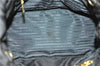 Authentic PRADA Nylon Tessuto Leather 2Way Shoulder Hand Bag Black 8240F