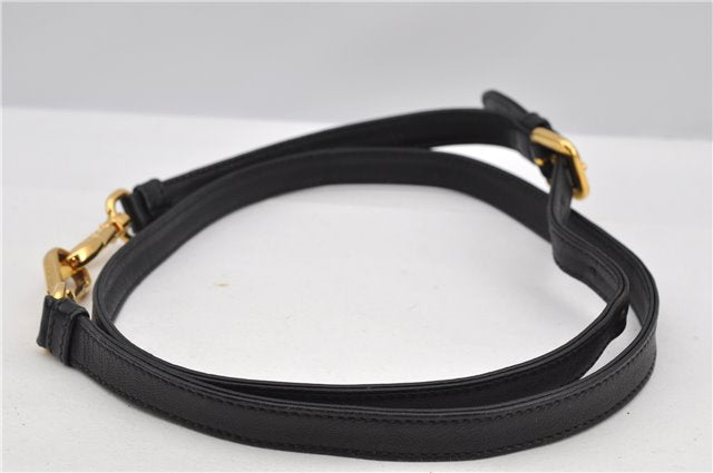 Authentic PRADA Nylon Tessuto Leather 2Way Shoulder Hand Bag Black 8240F