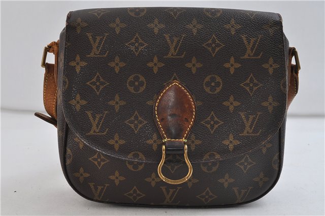 Auth LOUIS VUITTON Monogram Saint Cloud GM Shoulder Cross Bag M51242 LV 8241C