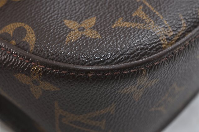 Auth LOUIS VUITTON Monogram Saint Cloud GM Shoulder Cross Bag M51242 LV 8241C