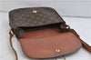 Auth LOUIS VUITTON Monogram Saint Cloud GM Shoulder Cross Bag M51242 LV 8241C