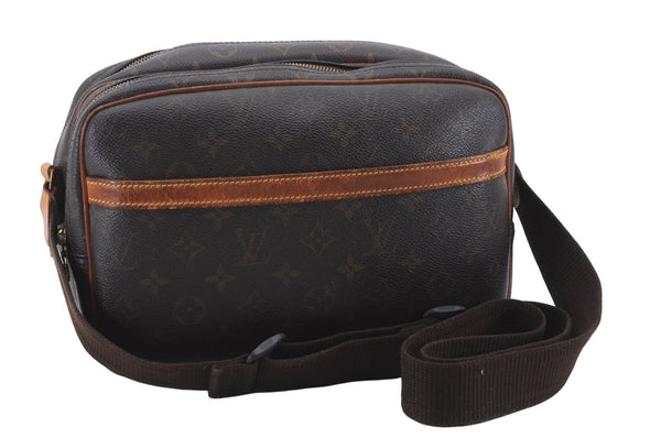 Auth Louis Vuitton Monogram Reporter PM Shoulder Cross Body Bag M45254 LV 8241D