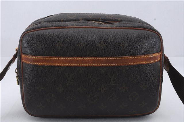 Auth Louis Vuitton Monogram Reporter PM Shoulder Cross Body Bag M45254 LV 8241D