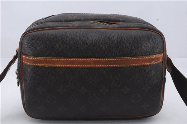 Auth Louis Vuitton Monogram Reporter PM Shoulder Cross Body Bag M45254 LV 8241D