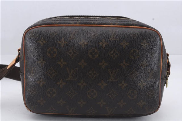 Auth Louis Vuitton Monogram Reporter PM Shoulder Cross Body Bag M45254 LV 8241D