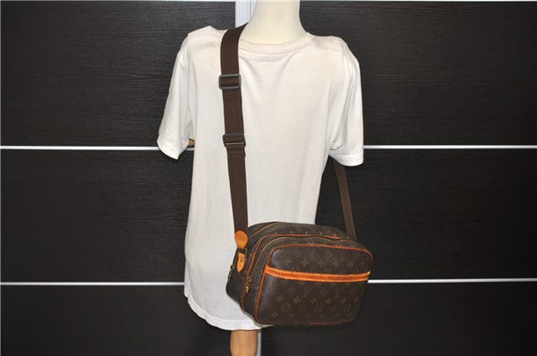 Auth Louis Vuitton Monogram Reporter PM Shoulder Cross Body Bag M45254 LV 8241D