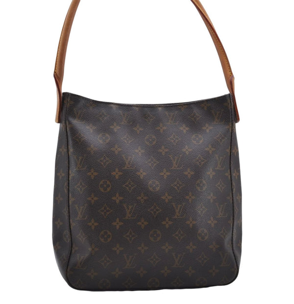 Authentic Louis Vuitton Monogram Looping GM Shoulder Bag M51145 LV 8243D
