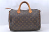 Authentic LOUIS VUITTON Monogram Speedy 30 Hand Bag Purse M41526 LV 8245C