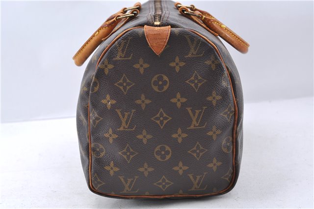 Authentic LOUIS VUITTON Monogram Speedy 30 Hand Bag Purse M41526 LV 8245C