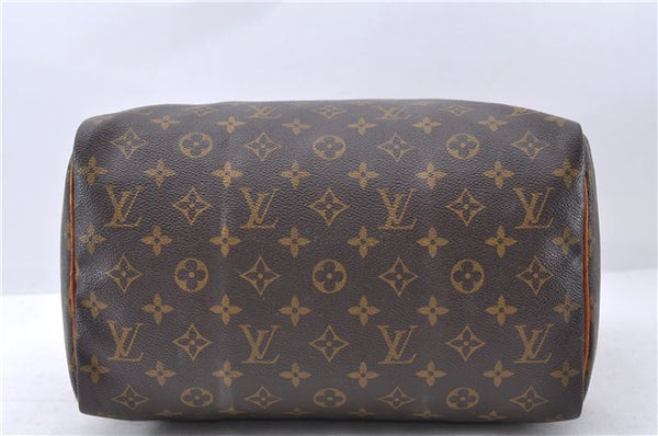 Authentic LOUIS VUITTON Monogram Speedy 30 Hand Bag Purse M41526 LV 8245C