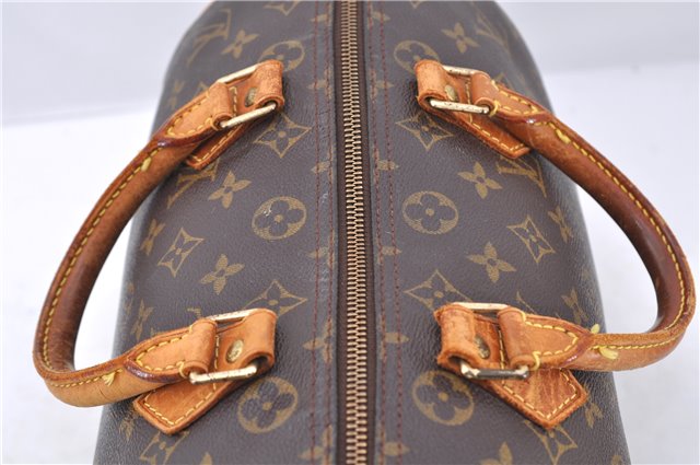 Authentic LOUIS VUITTON Monogram Speedy 30 Hand Bag Purse M41526 LV 8245C