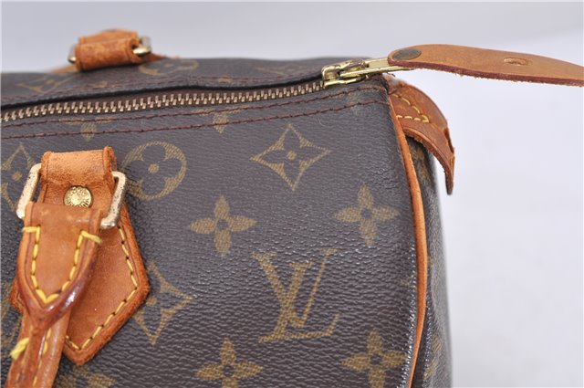 Authentic LOUIS VUITTON Monogram Speedy 30 Hand Bag Purse M41526 LV 8245C