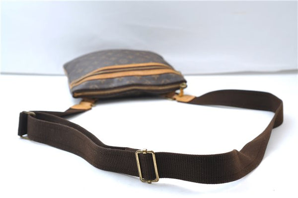 Auth Louis Vuitton Monogram Pochette Bosphore Shoulder Cross Bag M40044 LV 8246E