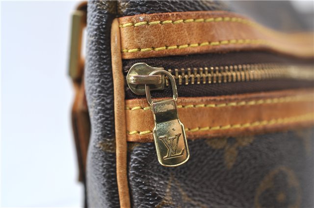 Auth Louis Vuitton Monogram Pochette Bosphore Shoulder Cross Bag M40044 LV 8246E