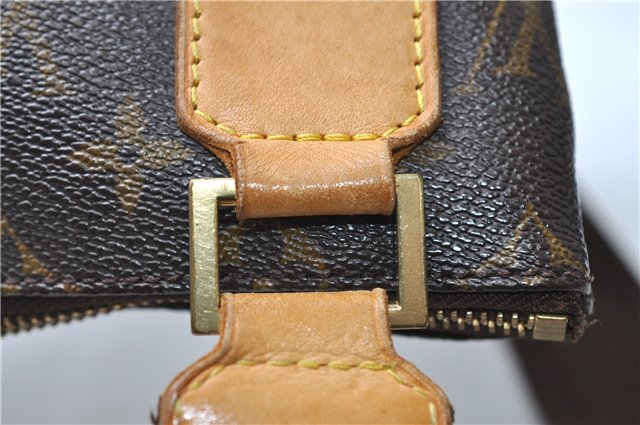 Auth Louis Vuitton Monogram Pochette Bosphore Shoulder Cross Bag M40044 LV 8246E