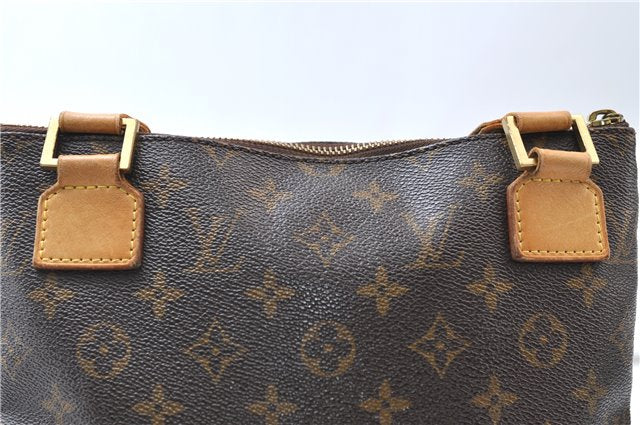 Auth Louis Vuitton Monogram Pochette Bosphore Shoulder Cross Bag M40044 LV 8246E