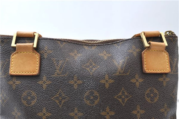 Auth Louis Vuitton Monogram Pochette Bosphore Shoulder Cross Bag M40044 LV 8246E