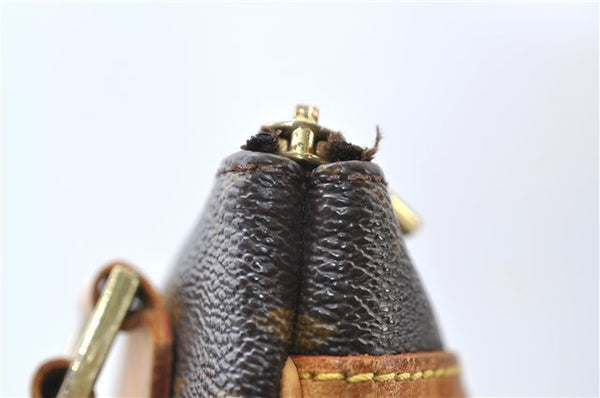 Auth Louis Vuitton Monogram Pochette Bosphore Shoulder Cross Bag M40044 LV 8246E